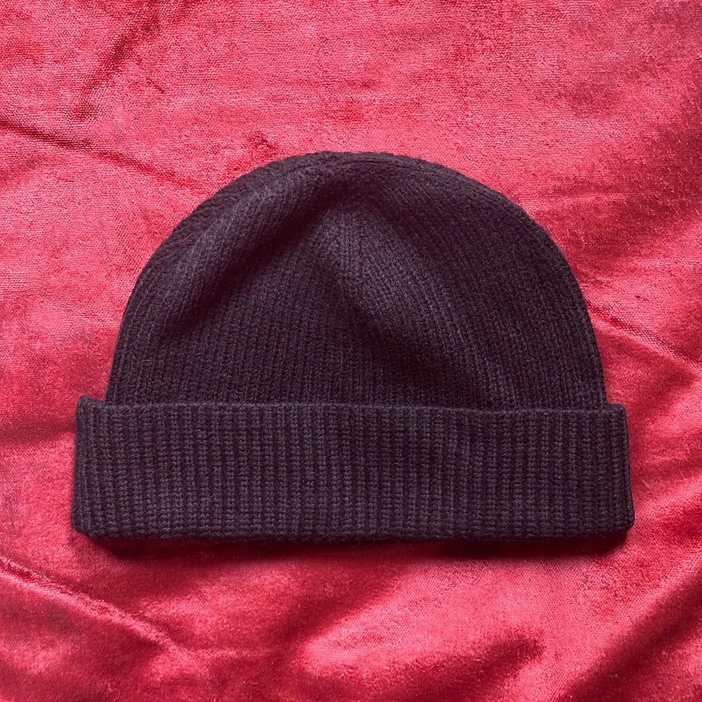Solid Black Beanie